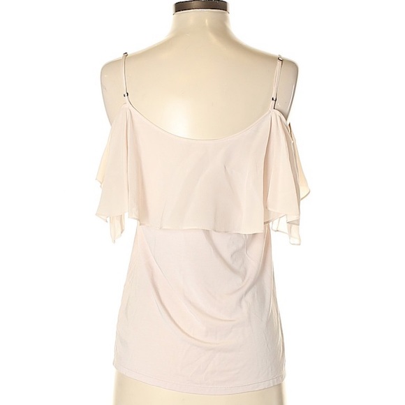 Ella Moss Light Pink Cold Shoulder Modal/Silk Top - Picture 3 of 8